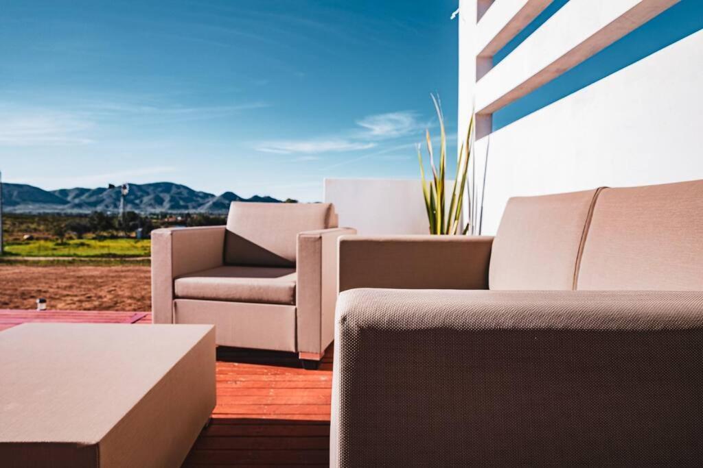 Cabana El Alamo Con Jacuzzi Villa Вале де Гуадалупе Екстериор снимка