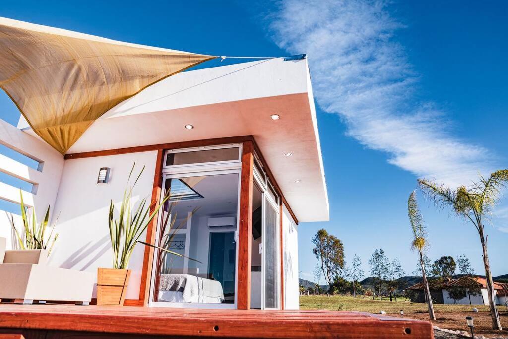 Cabana El Alamo Con Jacuzzi Villa Вале де Гуадалупе Екстериор снимка