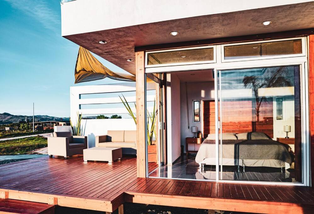 Cabana El Alamo Con Jacuzzi Villa Вале де Гуадалупе Екстериор снимка