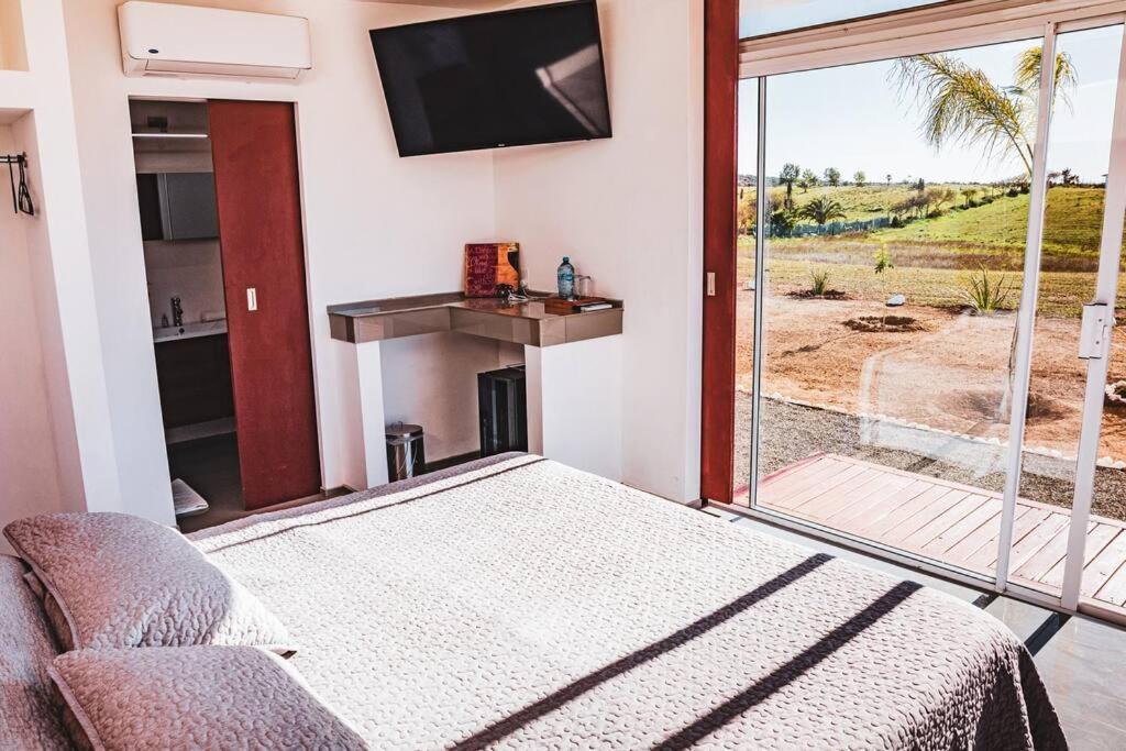 Cabana El Alamo Con Jacuzzi Villa Вале де Гуадалупе Екстериор снимка