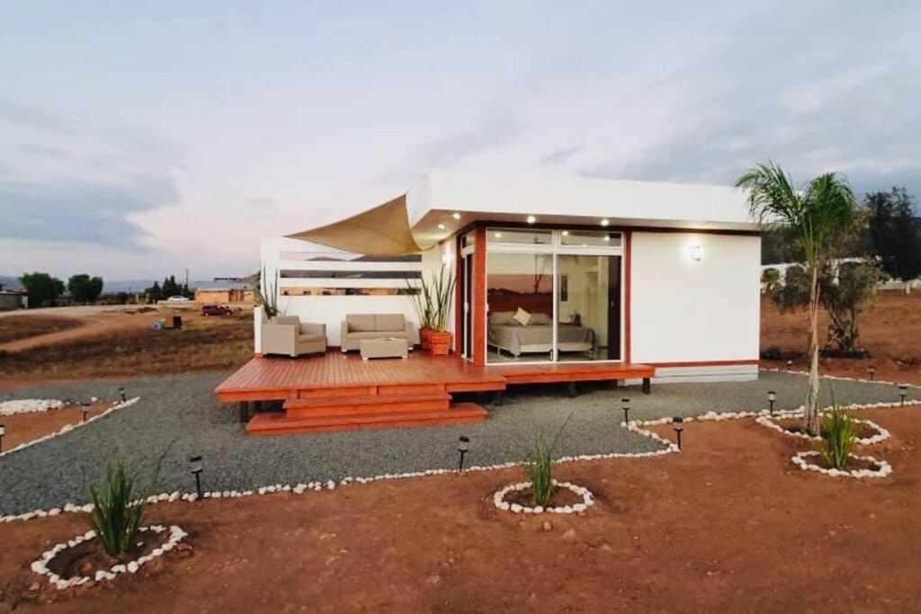 Cabana El Alamo Con Jacuzzi Villa Вале де Гуадалупе Екстериор снимка