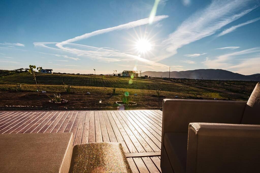 Cabana El Alamo Con Jacuzzi Villa Вале де Гуадалупе Екстериор снимка