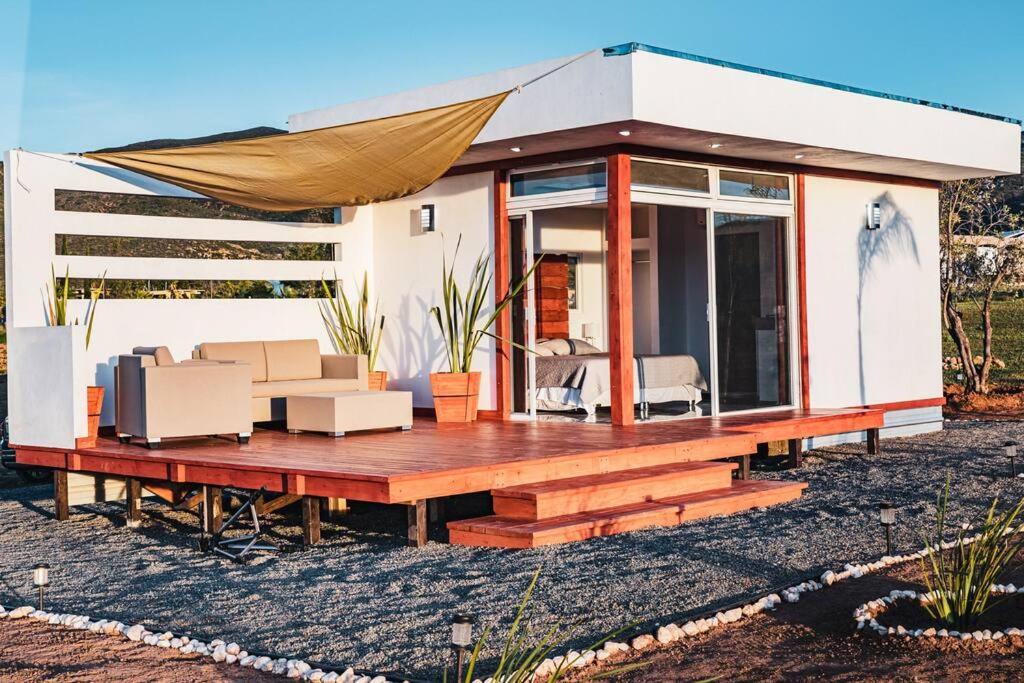 Cabana El Alamo Con Jacuzzi Villa Вале де Гуадалупе Екстериор снимка